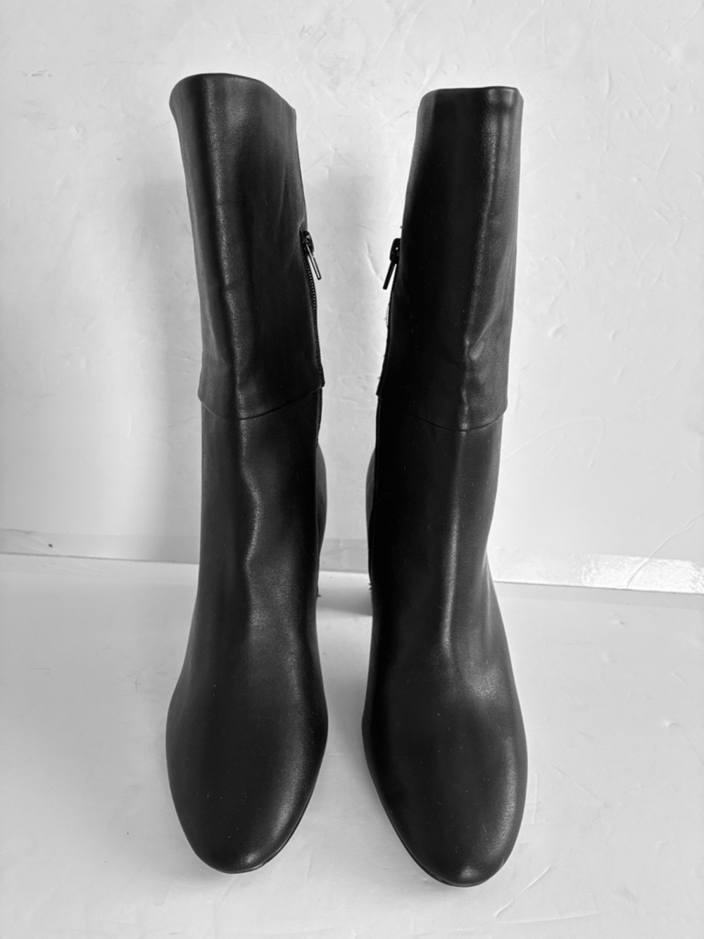 CHARLES DAVID $139 Women Chunky Block Heel Mid-Calf Billow Boot Shoe Size 10 NEW - Picture 4 of 6